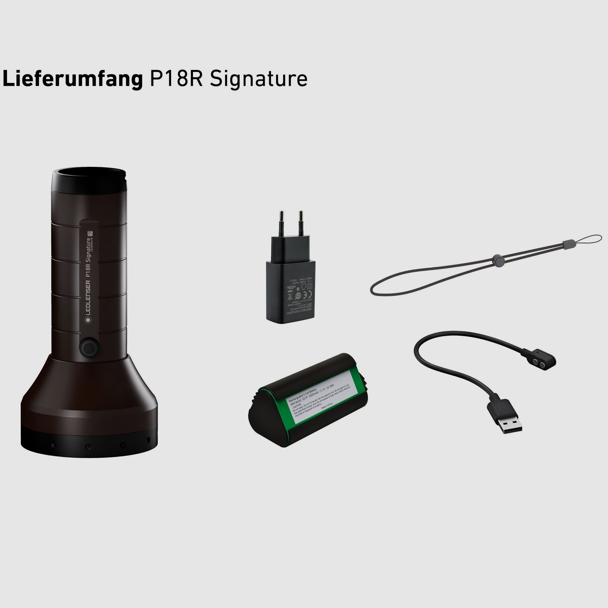 Ledlenser Taschenlampe P18R signature