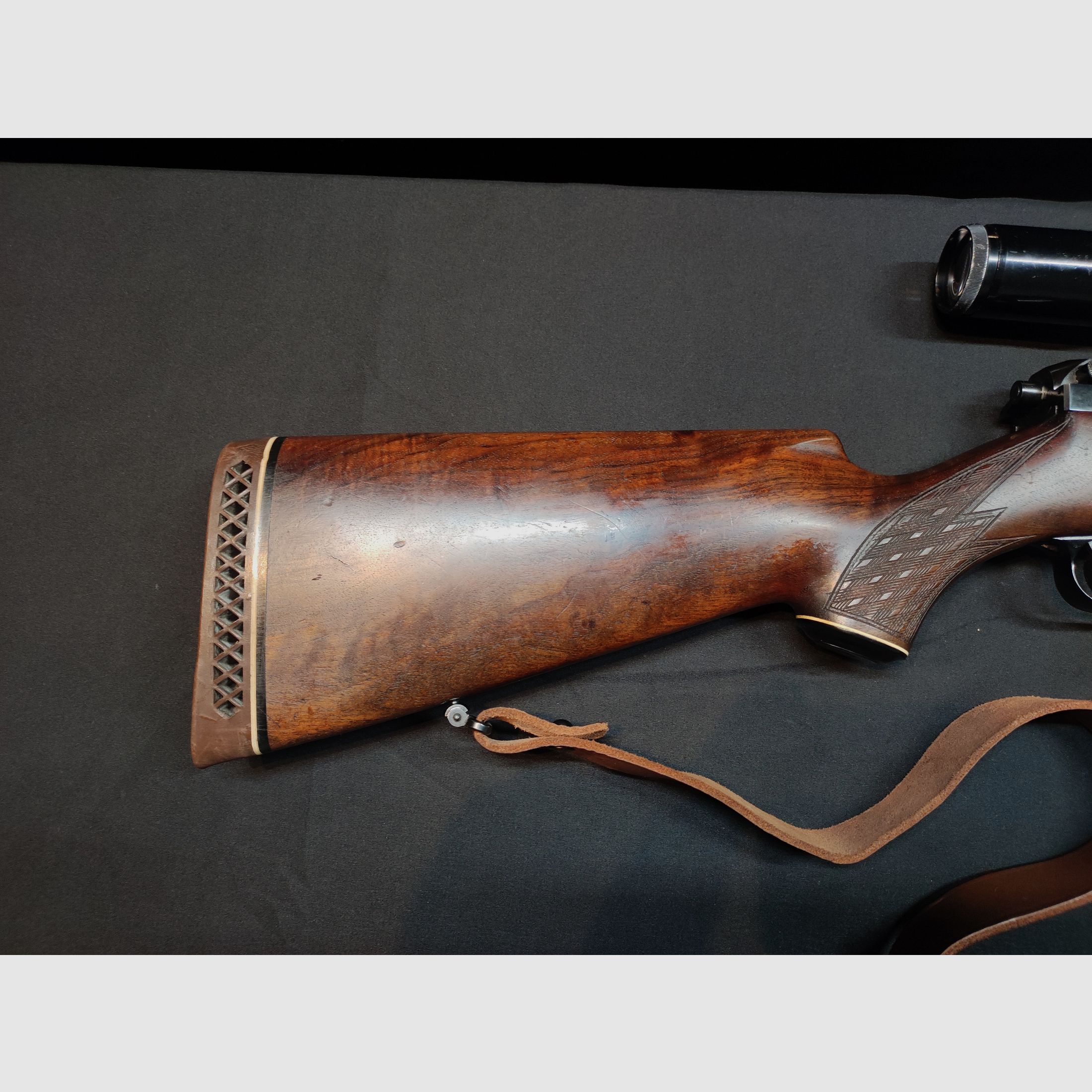 # Mauser Mod. 66 bolt-action rifle caliber 7x64 with Zeiss Diavari-D 1.5–6x – good condition – incl. 139 rounds hunting ammunition