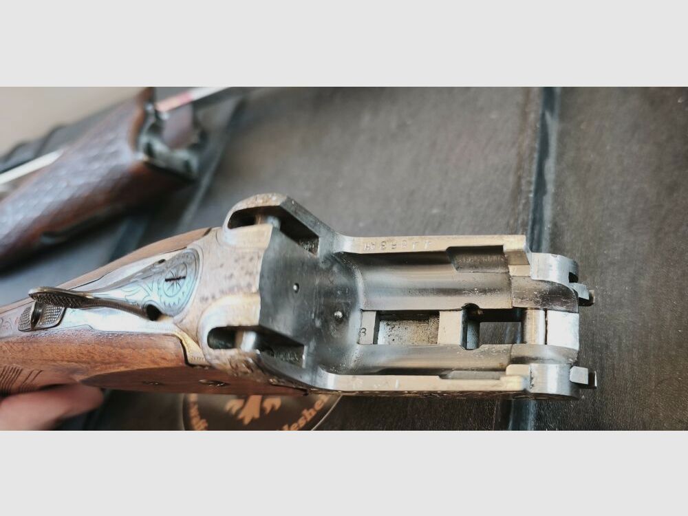 Heym Bockbüchsflinte mit Austauschlauf Bockdoppelflinte 7x65R;16/70