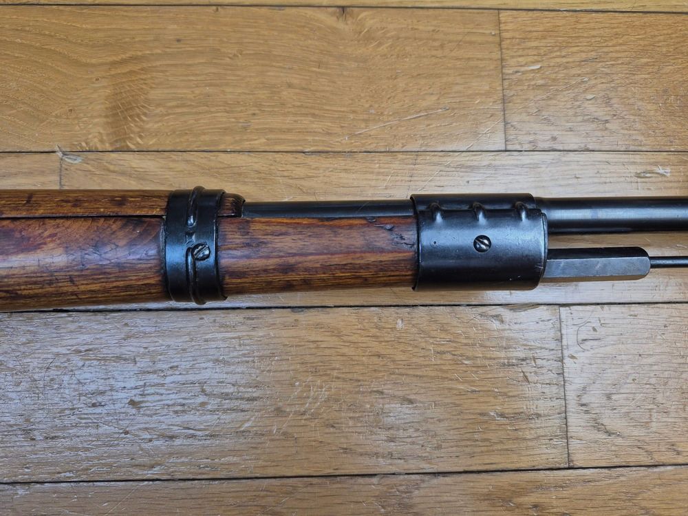Zeldzaam en zeer mooi K98 – Zeldzame Mauser Oorlogsmodel bezetting Frankrijk Oberndorf voor Indochina – Zeldzame code SVW MB – Originele bluing – Mono serienummer – TBE ++, afbeelding 38 van 40