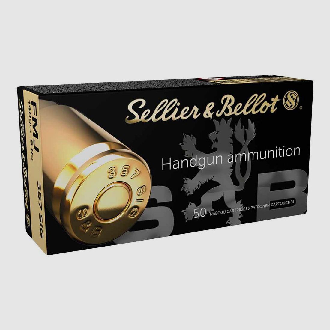 .357 SIG Vollmantel 9,0g/140grs. Sellier & Bellot