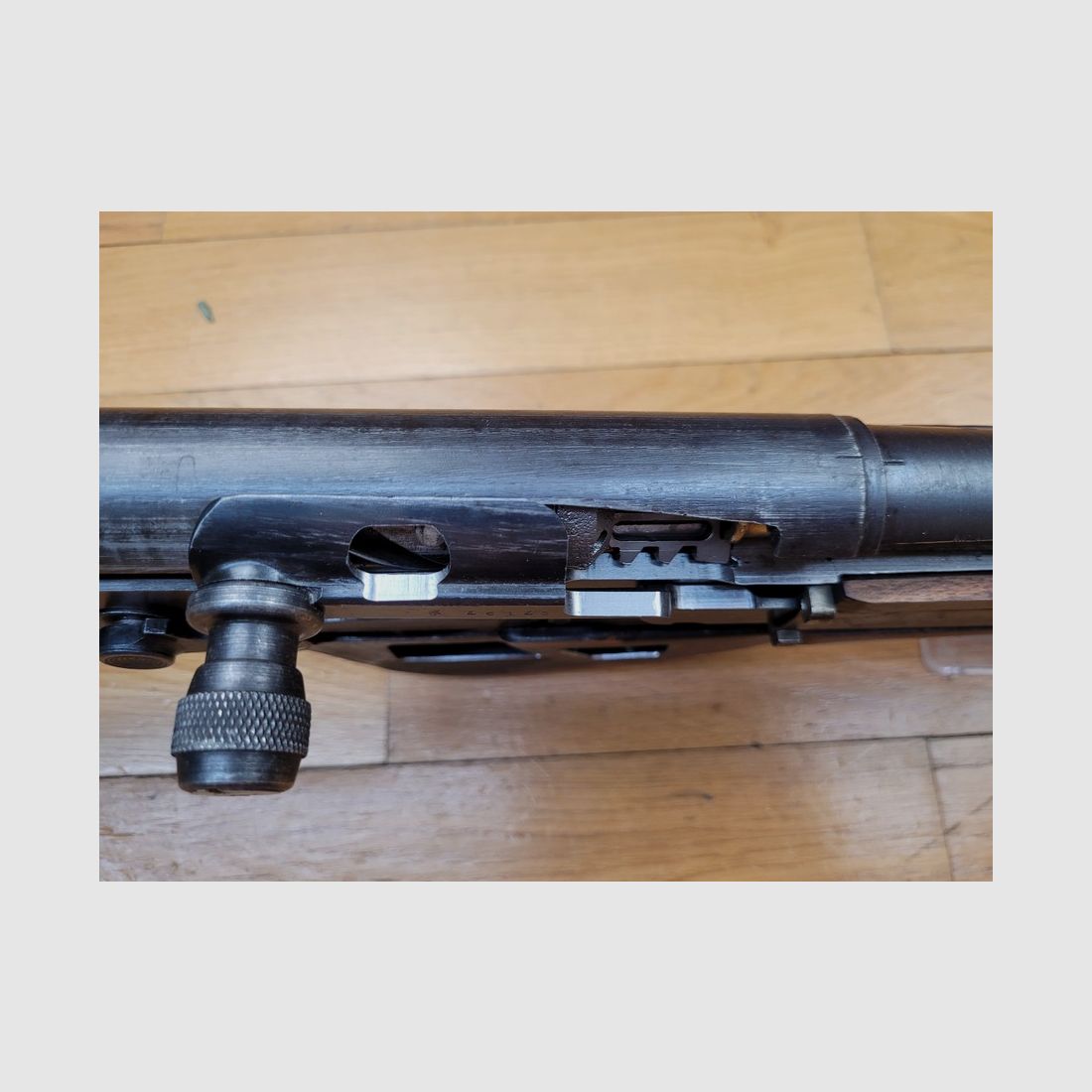 Außergewöhnliche Selbstladeflinte FSA 17 DIDAKTISCH – Waffe von August 1917 – Waffe des zweiten Typs – Originalkaliber 8×51 – monomatrikuliert – äußerst seltene Didaktisierung – Museumsstück! – TBE ++, Bild 29 von 45