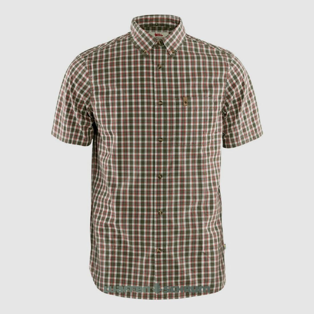 Fjällräven Hemd Övik Shirt SS Laurel Green