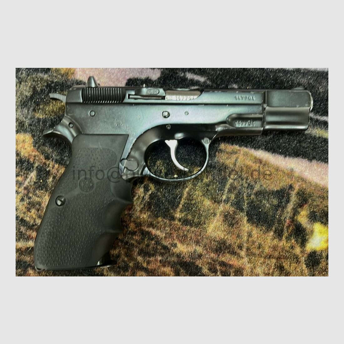 CZ75 halbautomatische Ganszstahlpistole zum Sonderpreis 9mmLuger