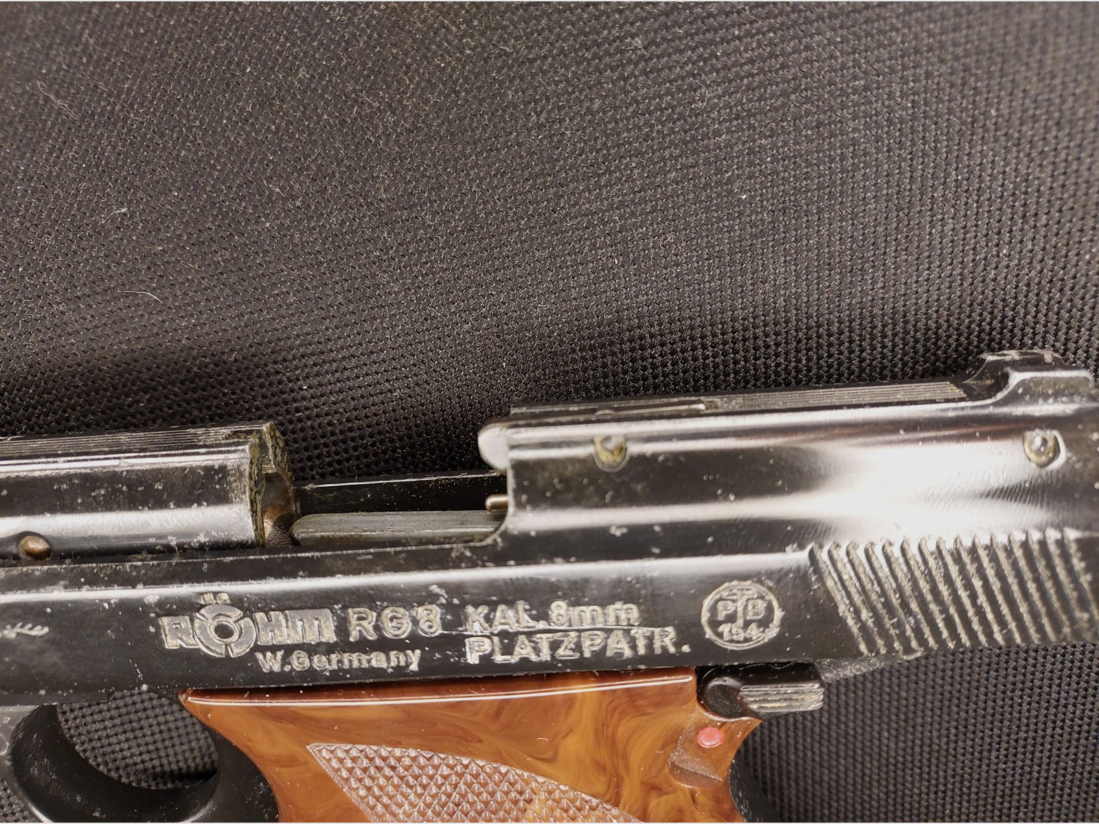 Röhm RG8 (RG 8) Schreckschuss Pistole Kal. 8mm (PTB 154)