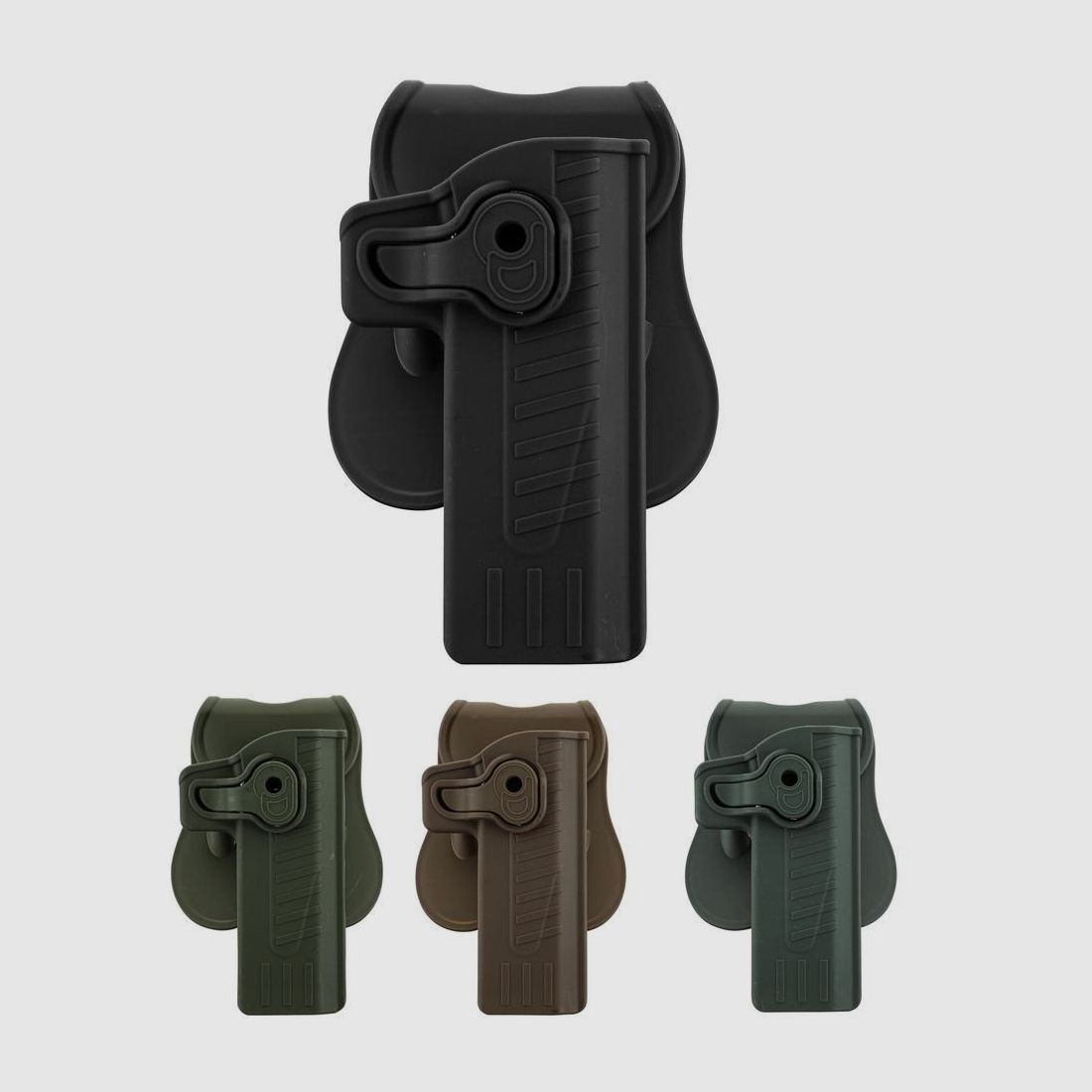 Hartschalenholster Quick Release Bo Manufacture - Für Hi-Capa Rechtshänder - Sicher und Schnell zu Ziehen, Bild 5 von 5