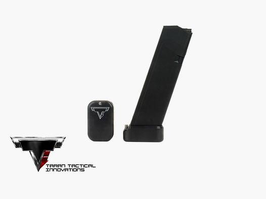 TTI Base Pad Kit Glock 19/23 +2/3 Flat Black