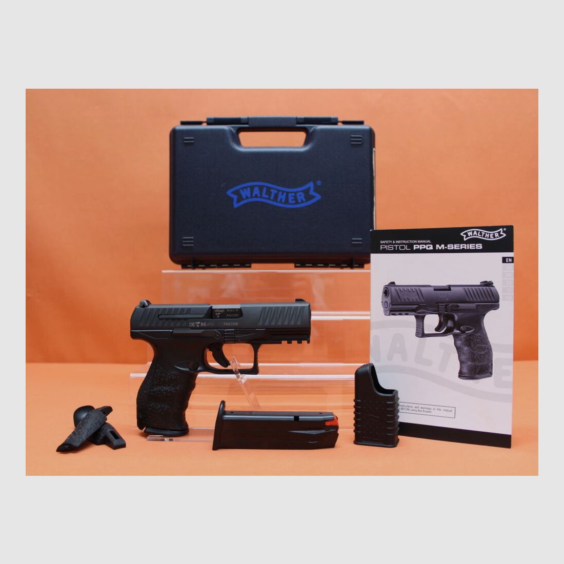 Walther Ha.Pistole 9mmLuger Walther PPQ M2 (PS,AM) 4" Polygonlauf/ 3-Dot Stahl-Visierung (9mmPara/9x19)