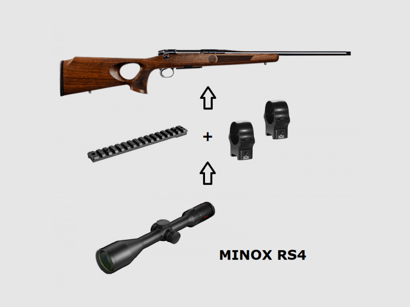 Heym SR30 Ranger-T + ZF Minox + ... - Power Pacs - Pacchetto Completo
