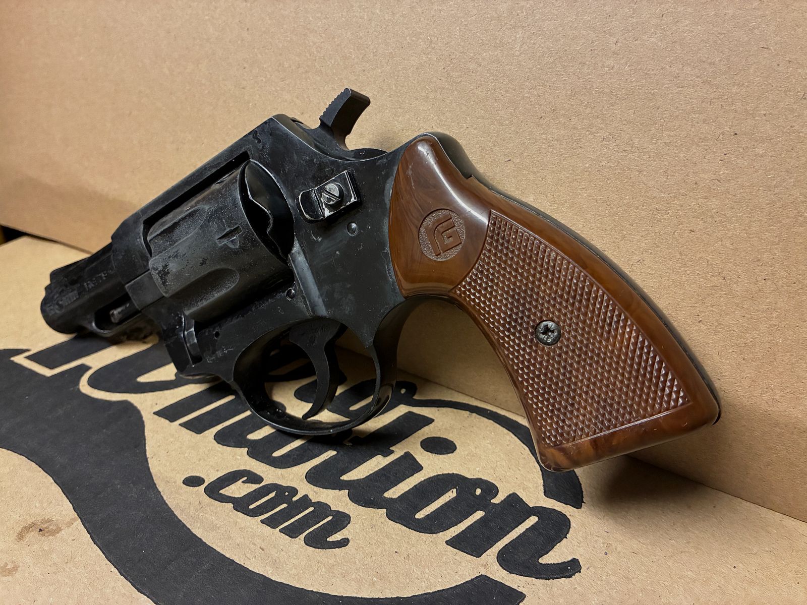 Röhm RG 79 9mm blank cartridge blank firing gas revolver gas pistol W. Germany PTB 341