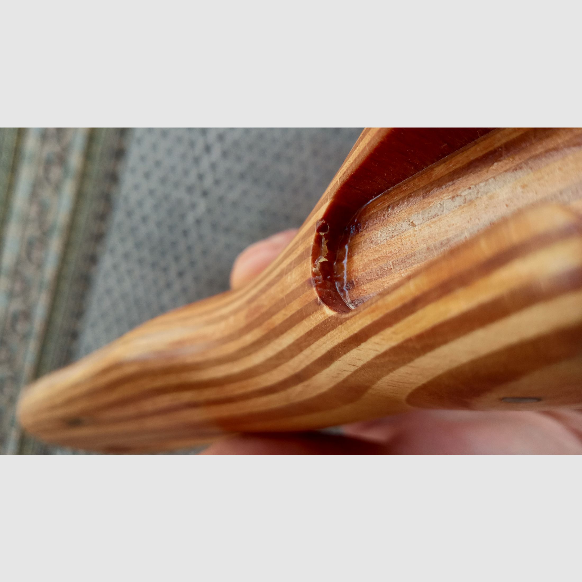 Unmontierter AK74 Festschaft von WBP Holz-Laminat inkl. Schrauben  // AK Schaft Holz