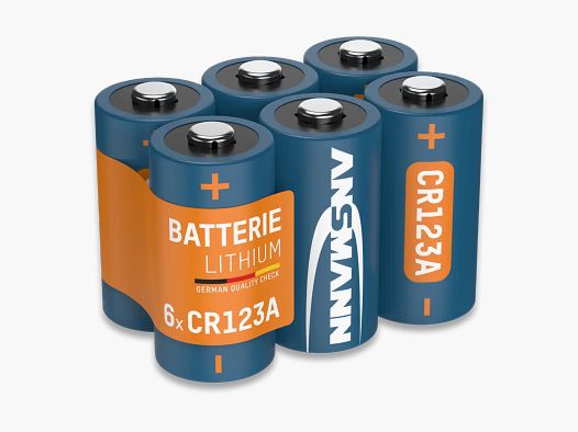 Ansmann Alkaline Batterie CR123A 6er-Pack