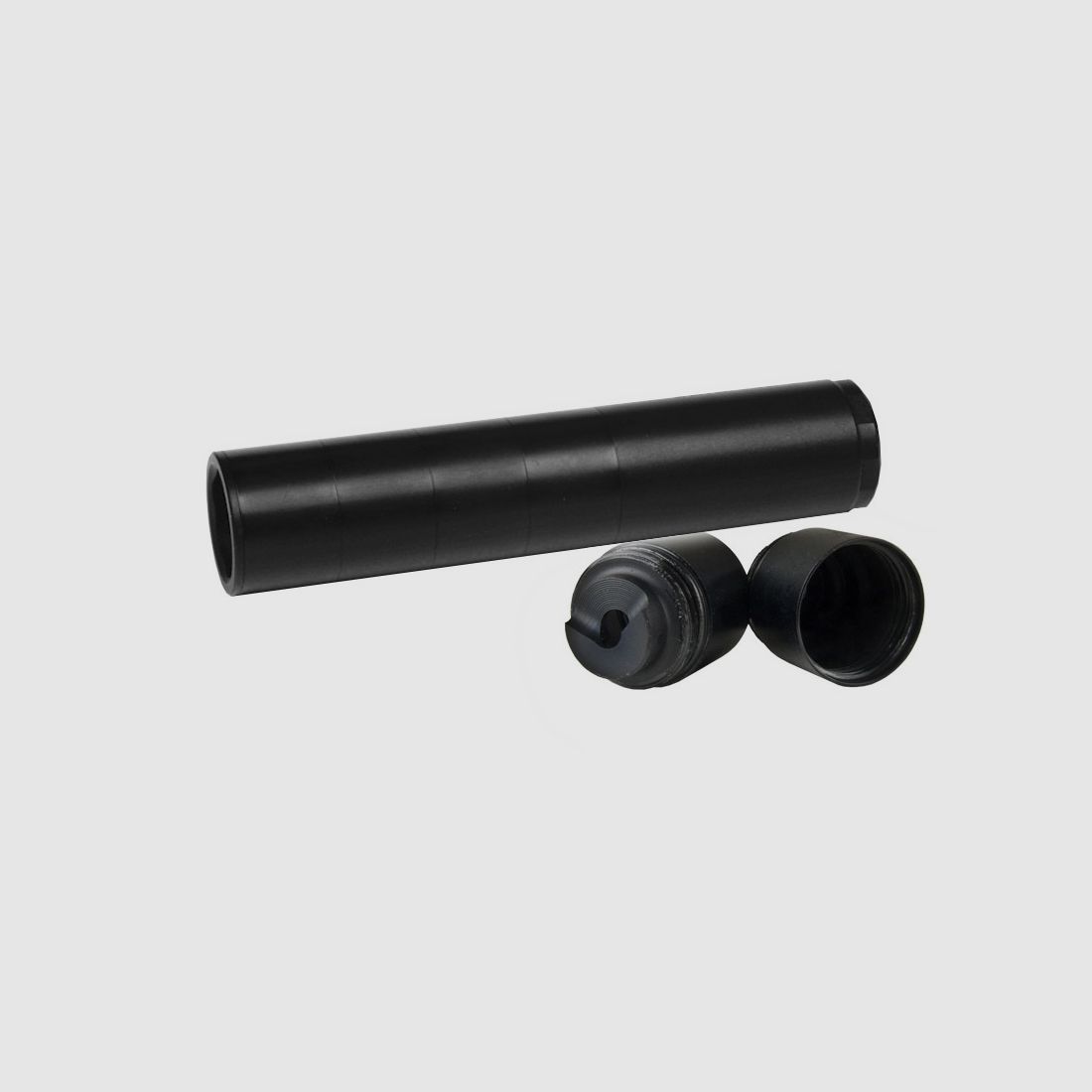 SchalldĂ¤mpfer A-TEC CMM 1/2″-20 UNF LĂ¤nge verstellbar Kaliber 4,5 - 5,5 mm fĂĽr F- Luftdruckwaffen (P18)