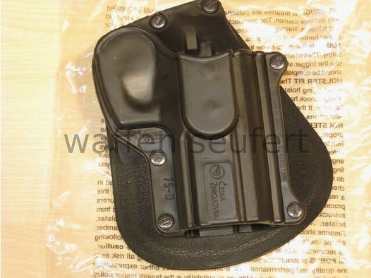Fobus CZ 75D Compact Paddle Gürtelholster Hartkunststoffschale