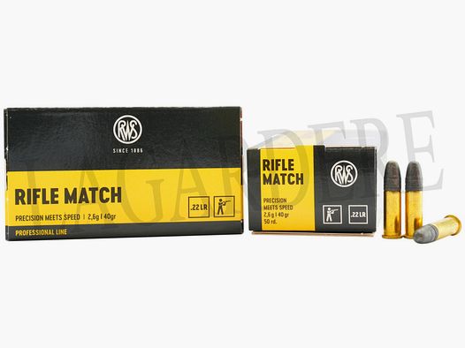 RWS RIFLE MATCH(CARTOUCHE A BALLE)