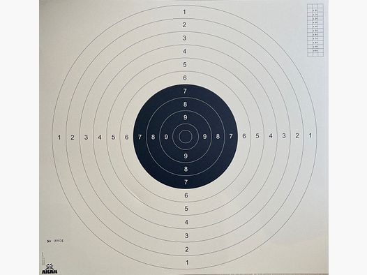 GK-ZIELSCHEIBE 10ER-RING - 55x55 CM - 10 STÜCK