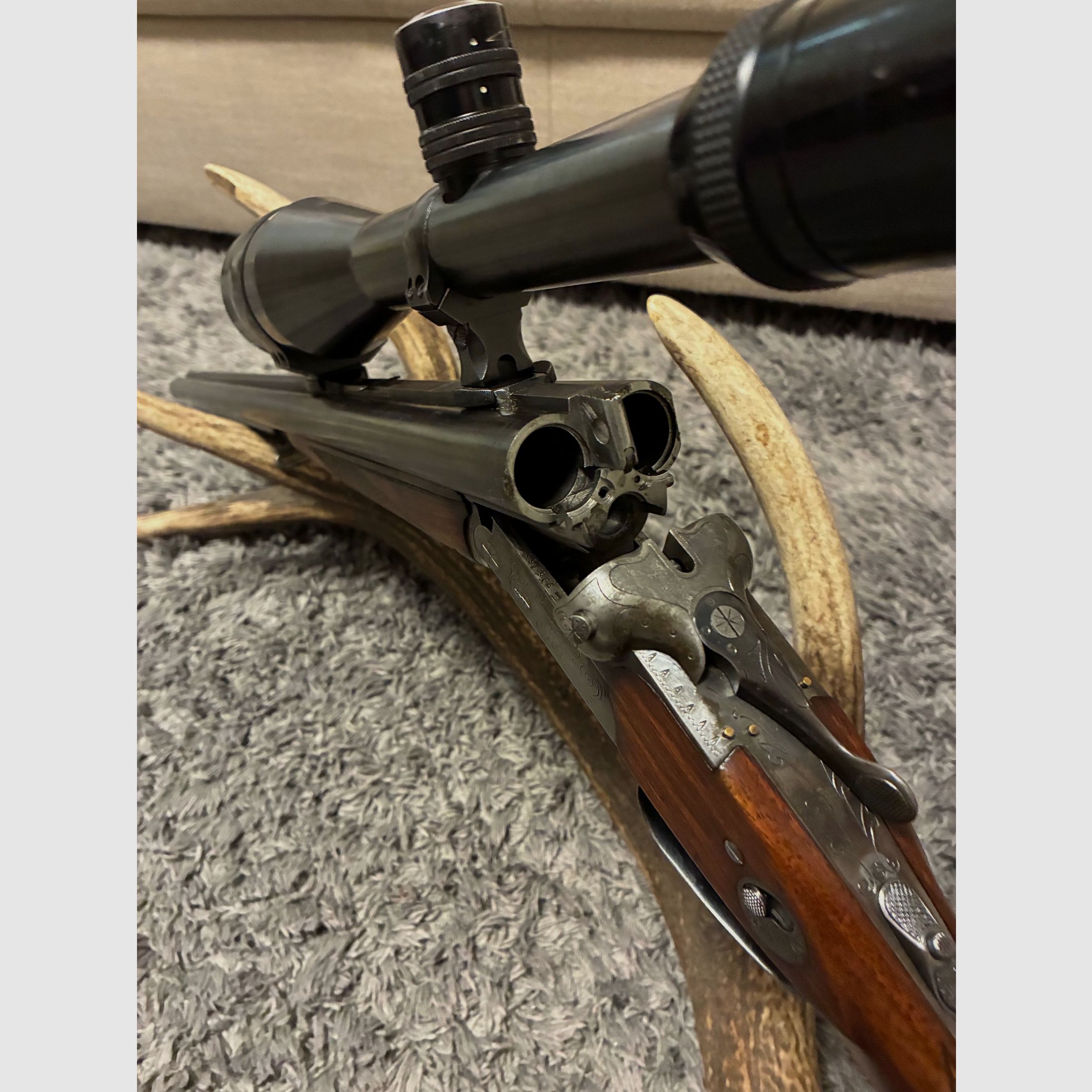 Merkel drilling Q1 8x57 IRS; 12/70 + Kahles Helia 3-12x56