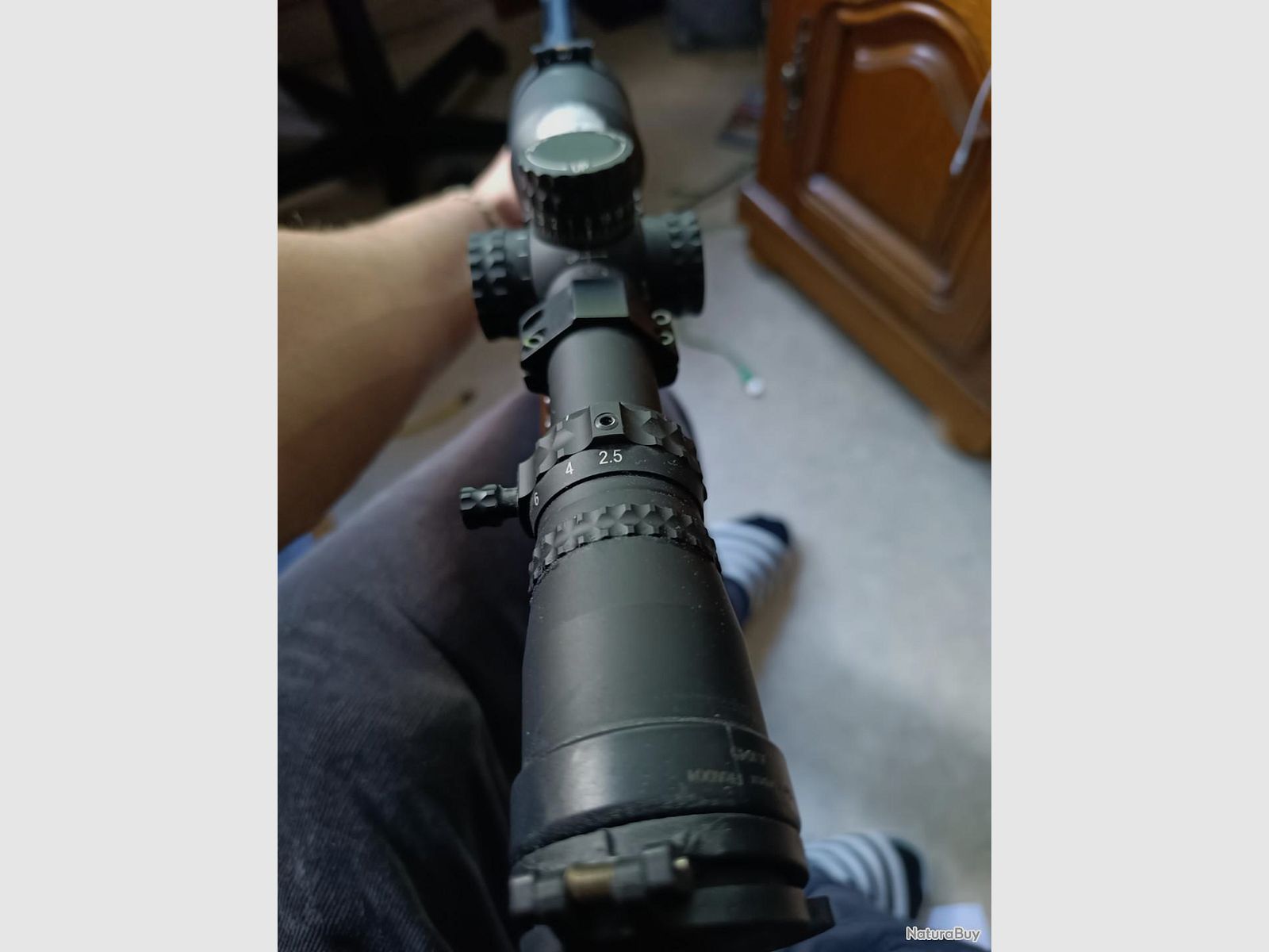 Nightforce NX8 2.5-20x50 F1 MOAR - FFP - Mounted but never fired, image 5 of 8