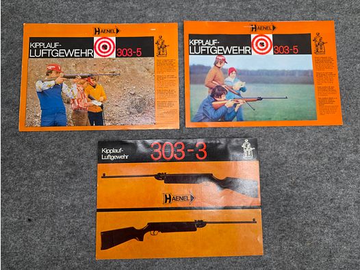 Haenel VEB Suhl Mod. 303 310 312 550 Description Operating manual air pistol air rifle .22 rifle Co2 pistol see description. Price from