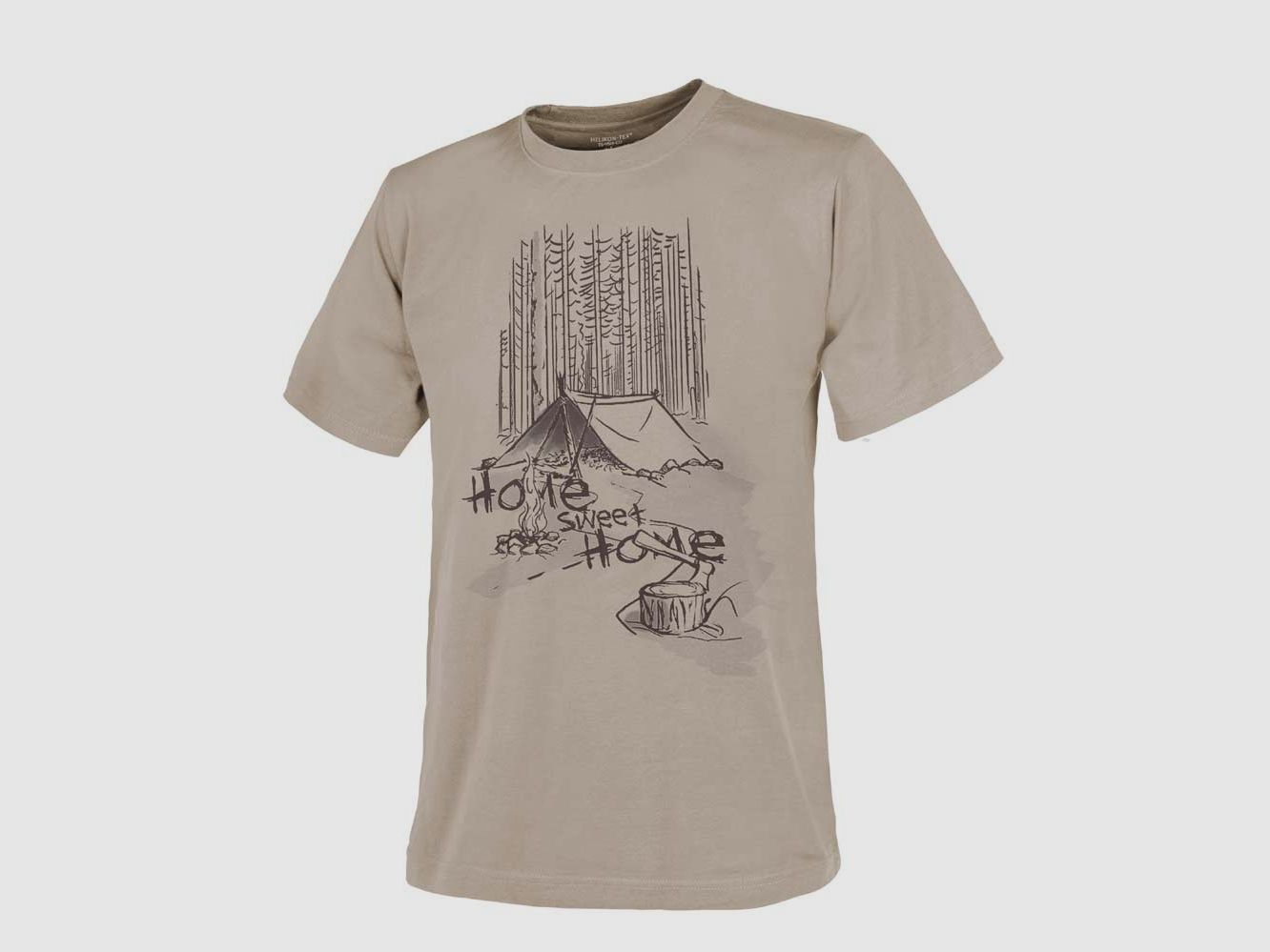HELIKON-TEX T-SHIRT 'HOME SWEET HOME' KHAKI