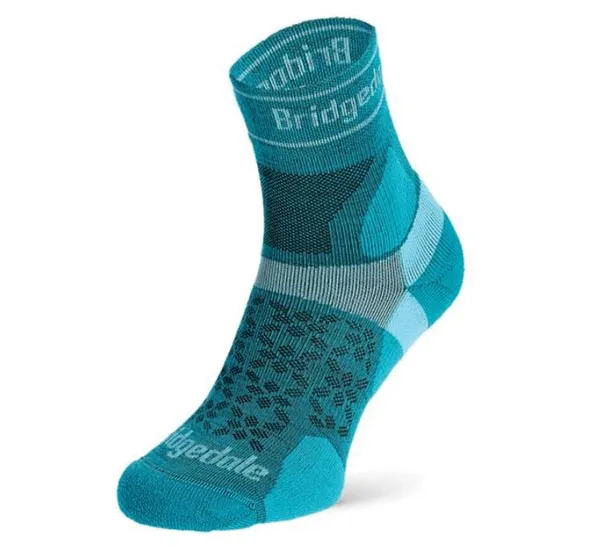 Skarpety damskie BRIDGEDALE Ultralight T2 Merino Sport 3/4 - teal