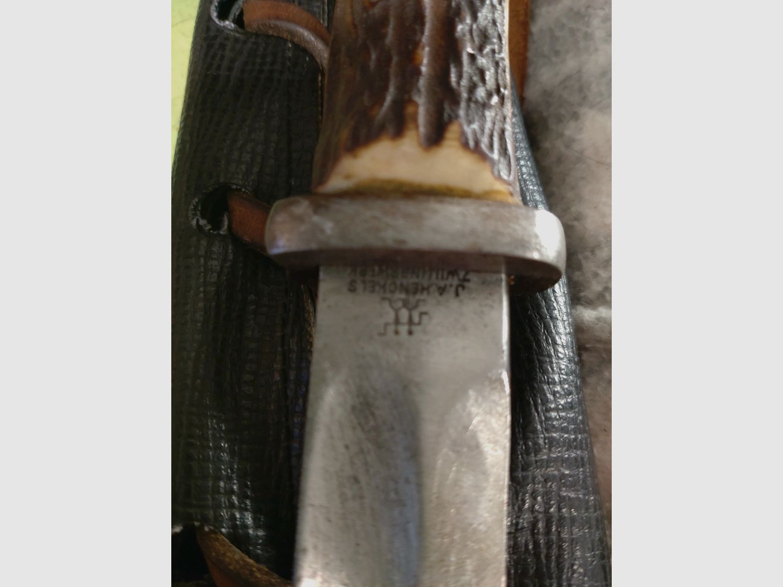 Bayonet M 84/98 "W18" Manufacturer: J.A. Henckels Zwillingswerke, Grip scales horn, Price negotiable