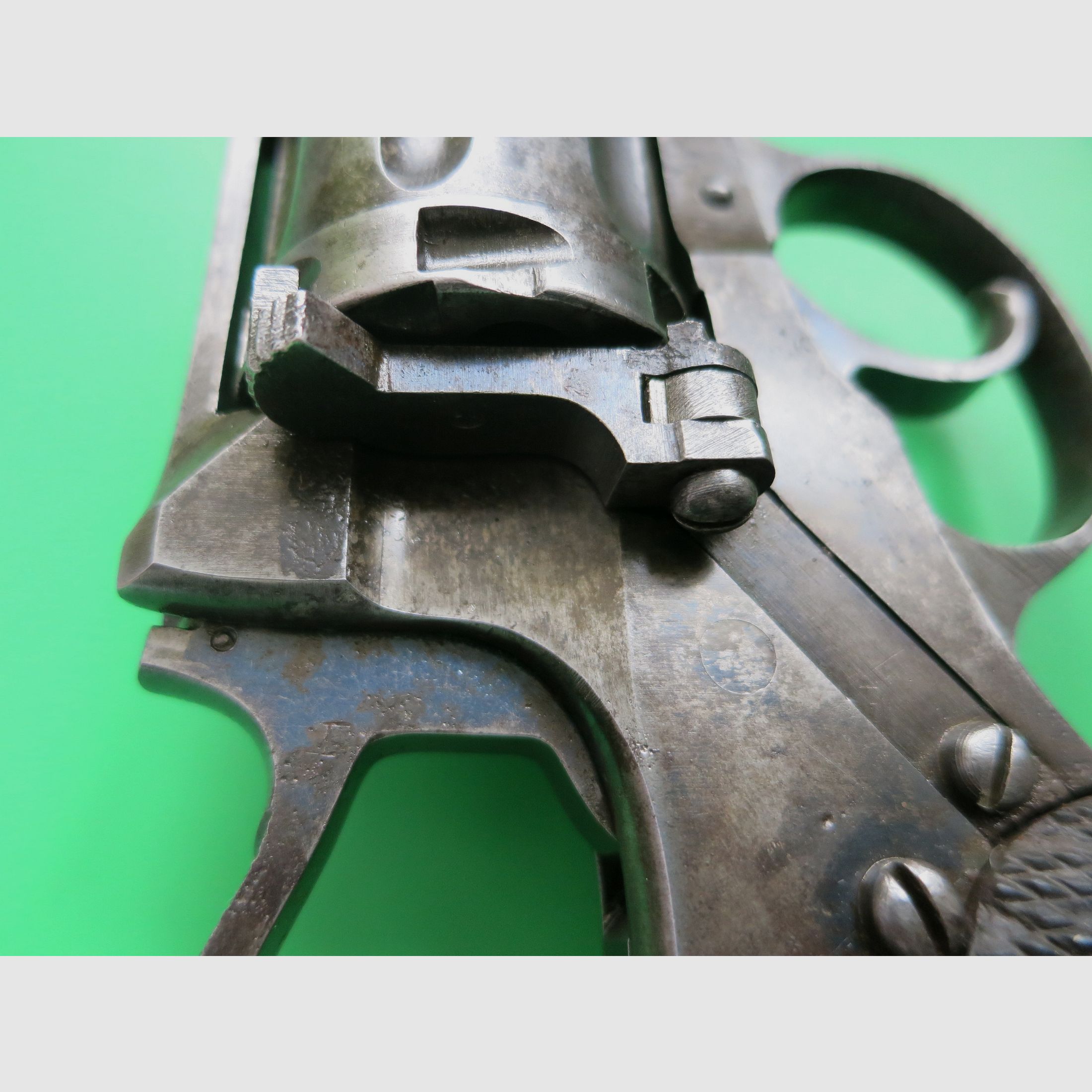 IMPERIAL RUSSIAN NAGANT REVOLVER WW2, 1922, DOUBLE-ACTION OFFICER MODEL, РСФС.Р.    #62
