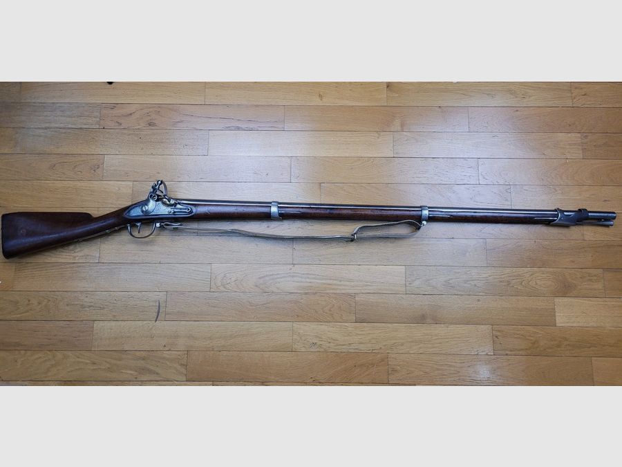 Sehr gutes Gewehr 1777 modifiziert AN IX – Kaiserliche Manufaktur von St Étienne – Jahr 1810 – sehr homogen – Gewehrriemen und Bajonett – Ausgezeichneter Zustand!, Bild 2 von 29