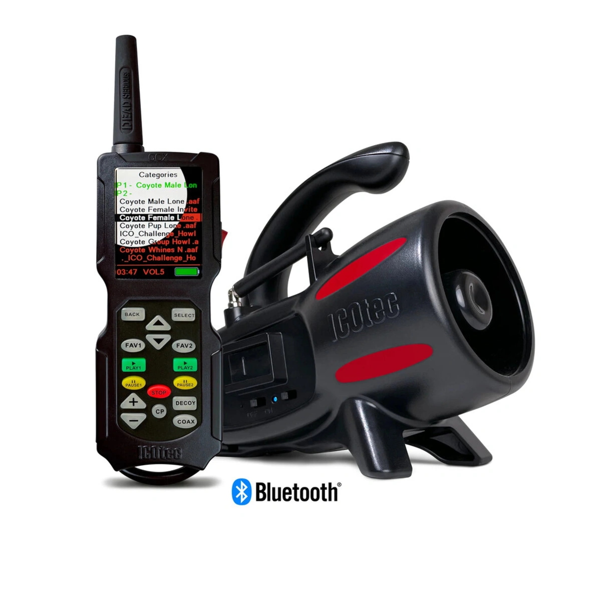 Icotec HELLION+ programmierbarer Bluetooth-Lockrufer mit GCX+, Bild 1 von 4