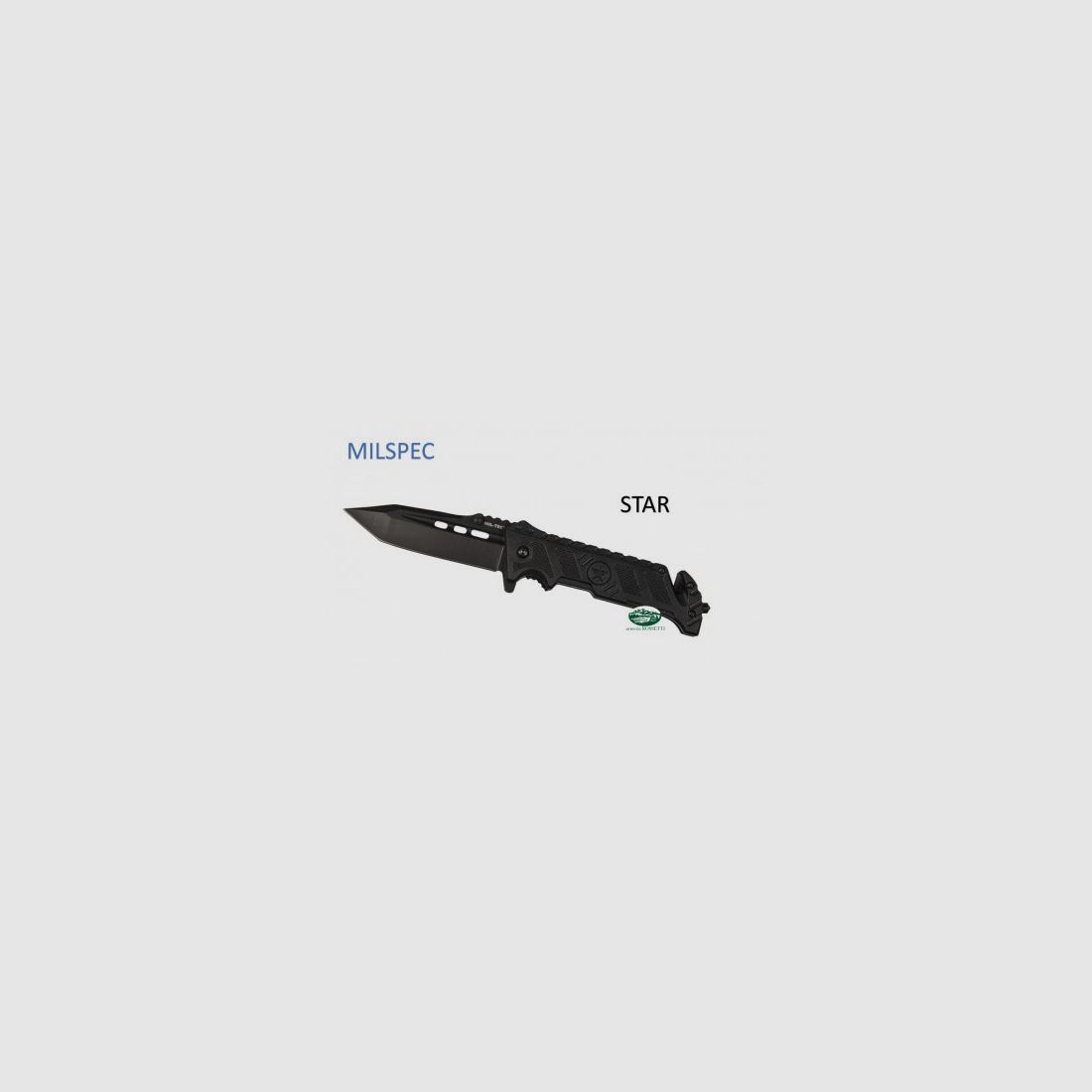 MILSPEC Coltello tattico nero