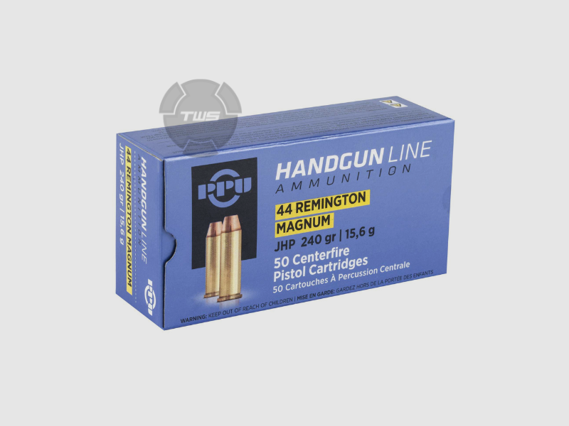 PPU 44 Rem Mag JHP 240 Gr 50 pz.