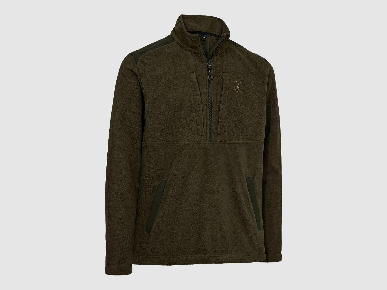 Deerhunter Climate ½-Zip Fleece con tecnología 37.5® Verde Cazador Hombre 3XL