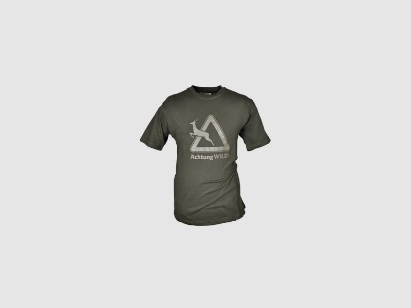Rundhals Achtung Wild - Material: 100% Baumwolle