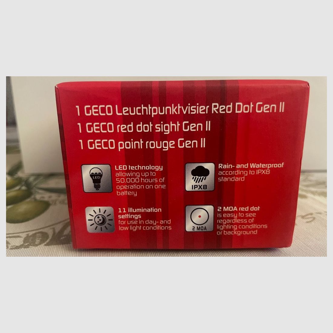 GECO celownik punktowy Red Dot Gen II