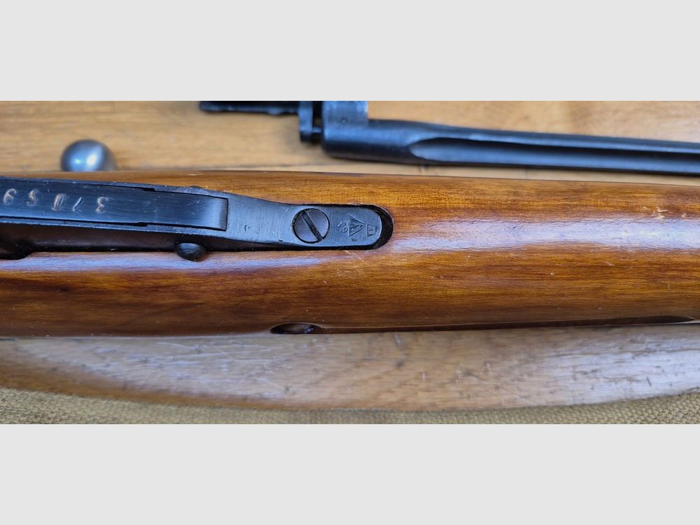 Fucile Mosin Nagant 1891/30 – Qualità anteguerra – Arsenal di Izhevsk 1926 – Ricevitore ottagonale – Cinghia e baionetta – 100% Mono-numero – Canne superbe – Ottimo stato – Il fucile Mosin o il Giuramento d'amore di Sergej e Tatiana! – TBE++, immagine 12 di 39