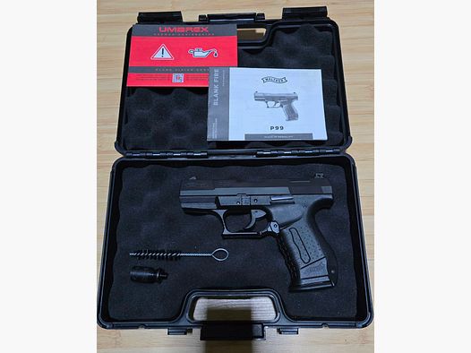 Walther P99 SV blank firing 9mm PAK black