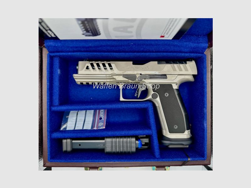 Walther PDP Steel Frame Match 5,0“ Full Size Black Tie 20R Optical Ready