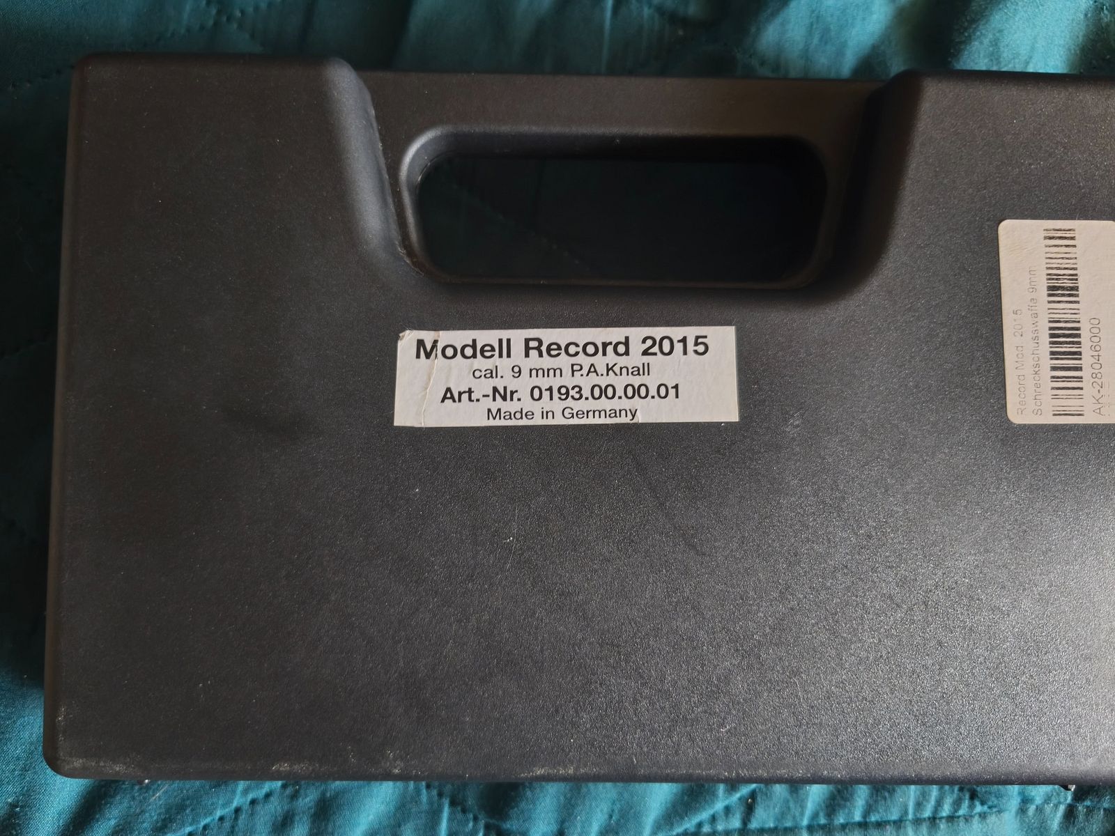 Vendo Record 2015 come nuova in 9 mm PAK con munizioni!, immagine 3 di 3