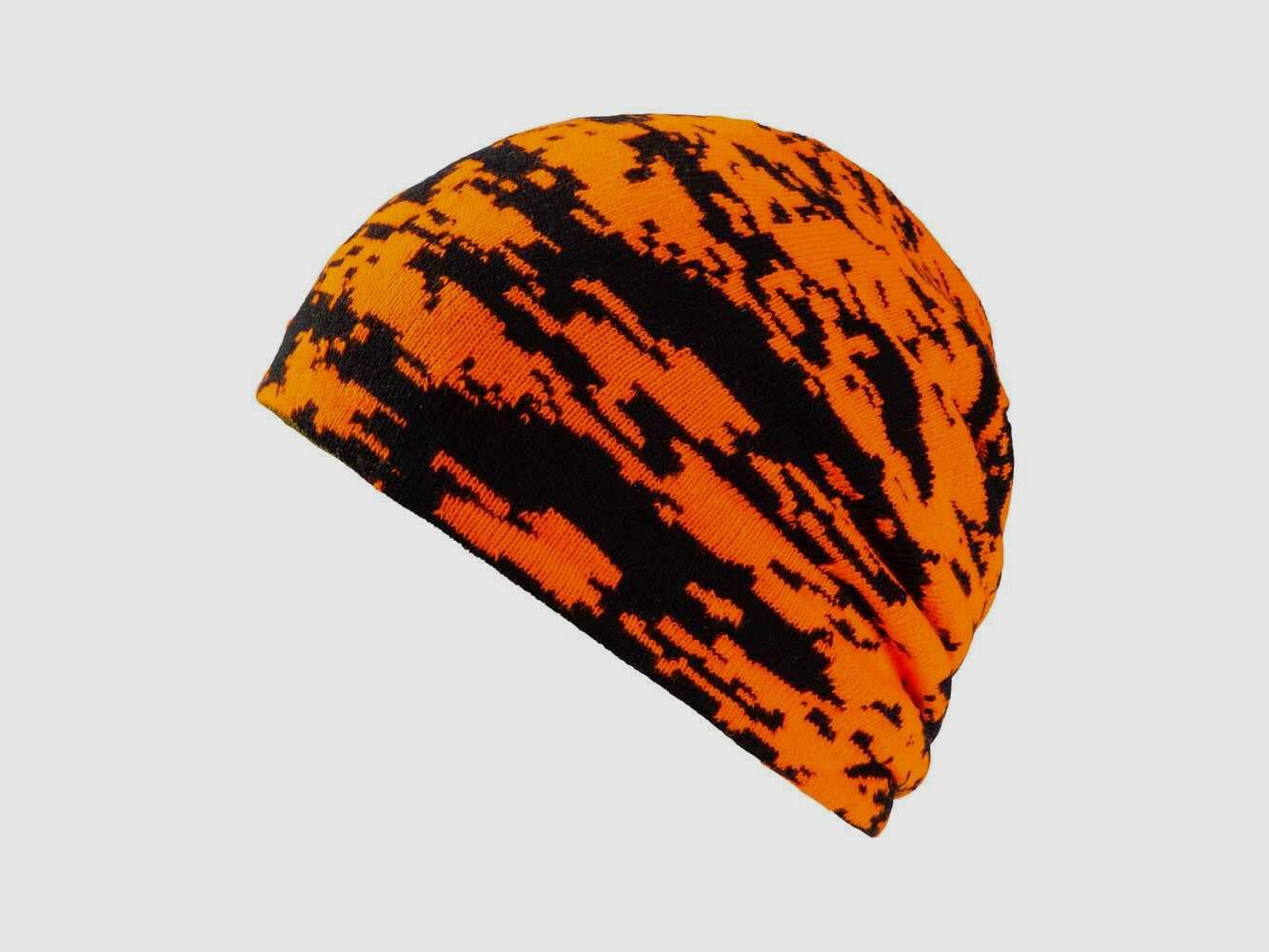 Parforce Wendestrickmütze Digitalcamo Orange/Oliv