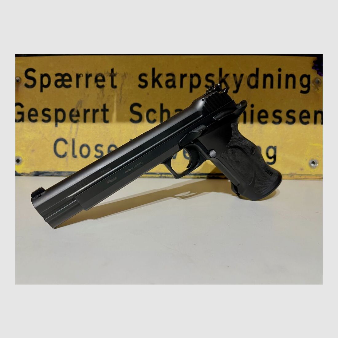 Sig Sauer P210 Supertarget (ALL BLACK - Made in Germany)