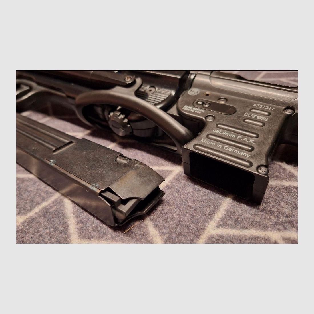 MP40 G.S.G. Pistolet maszynowy z sygnałem 9 mm P.A.K.