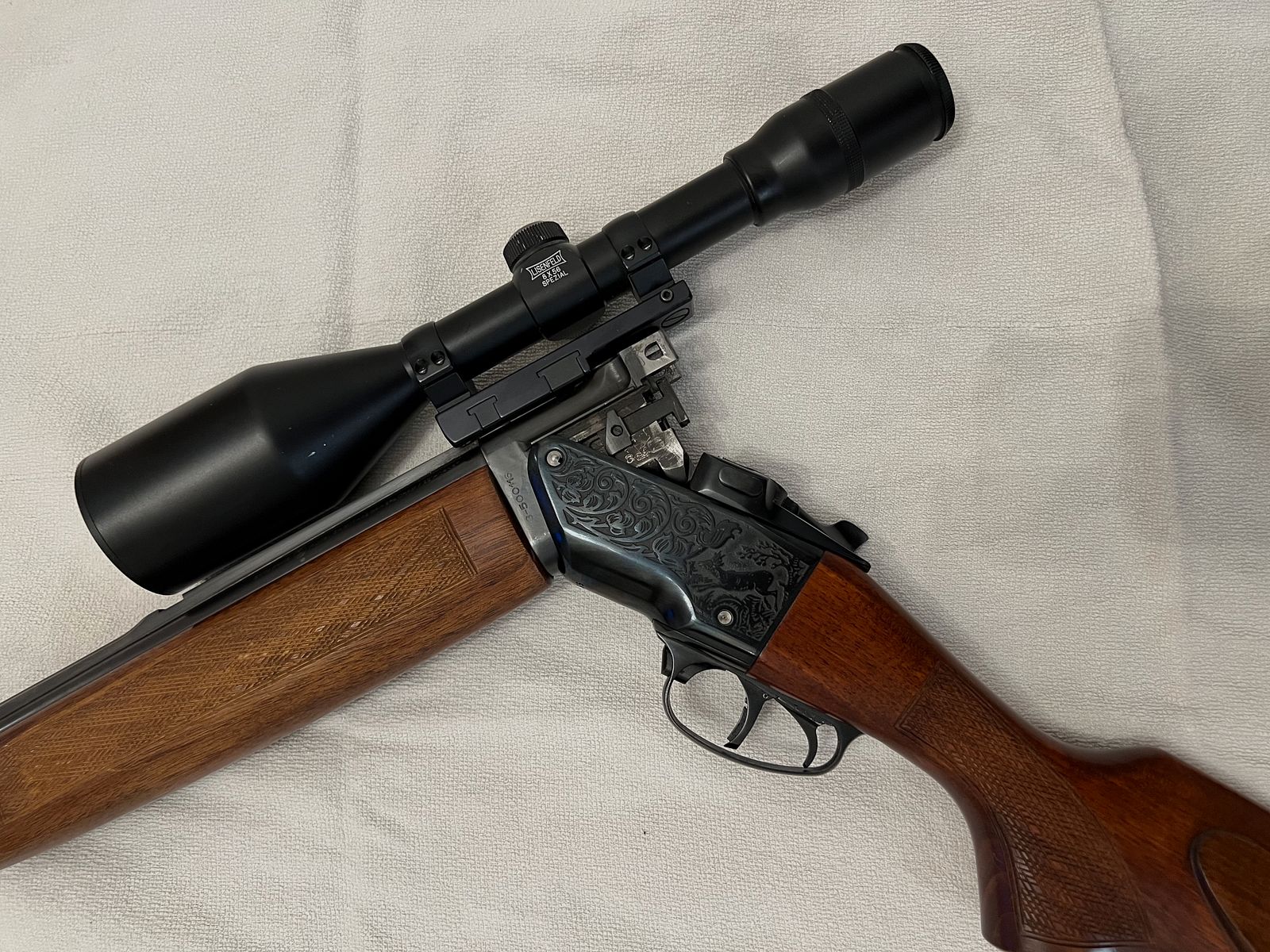 Bockbüchsflinte Bbf Zbrojovka BRNO ZH 307 Kaliber 12/70, .22Hornet ZF Lisenfeld 8x56 Spezial