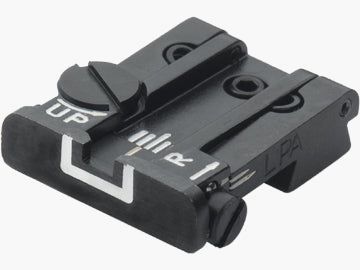 LPA TPU75CZ18 hausse micrométrique réglable pour CZ 75 (ancienne version) – Contour blanc