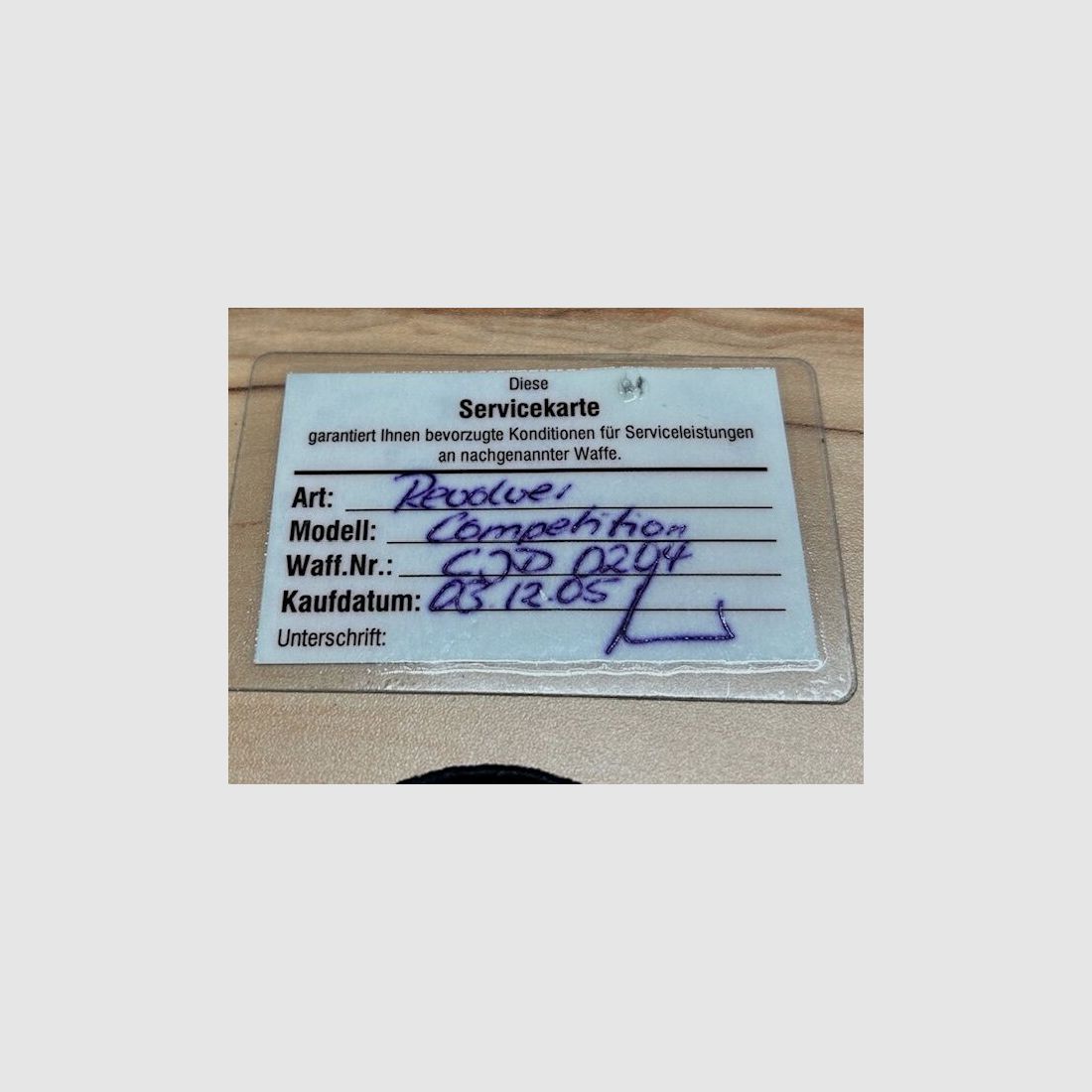 Smith & Wesson Club 30 Competition