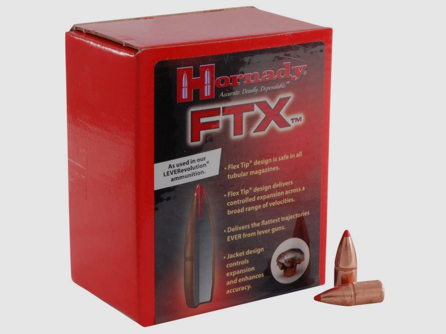 Proiettile Hornady .25/.257 FTX Fucile 110GR 100 Pezzi