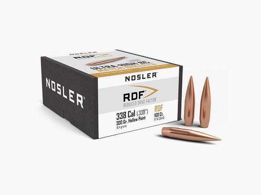 NOSLER RDF GESCHOSSE 338 300 GR HPBT