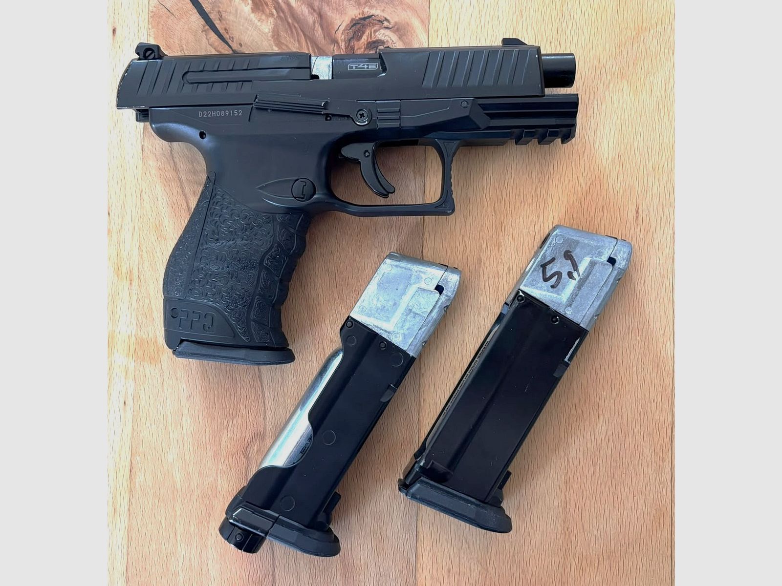 Walther PPQ M2 .43 Ram Waffe PowerSet met 3 magazines