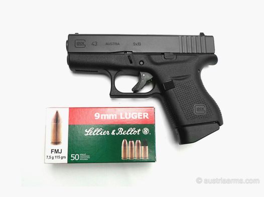 Glock 43, 9 x 19 mm