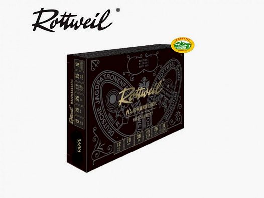 ROTTWEIL cartucce Waidmanncheil Pappe cal.12 gr.36 pb.7 cartone & borra feltro