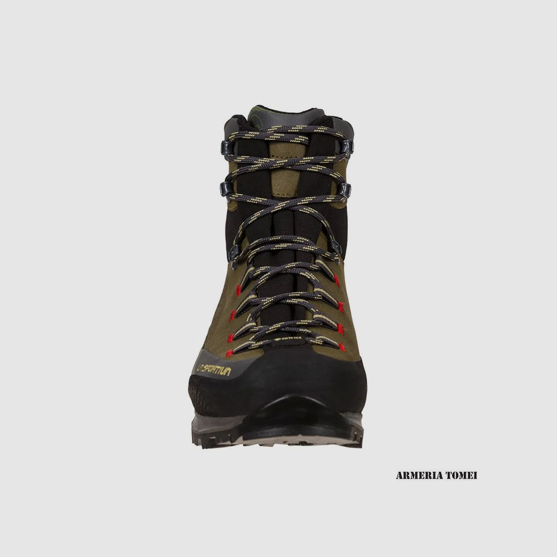 SHOES – MEN – LA SPORTIVA – TRANGO TRK LEATHER GTX Ivy/Tango Red, image 5 of 7